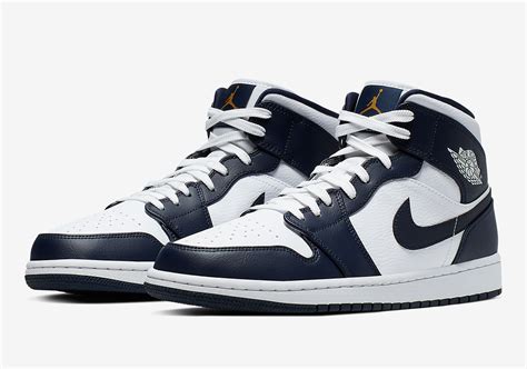 jordan 1 mid navy blue